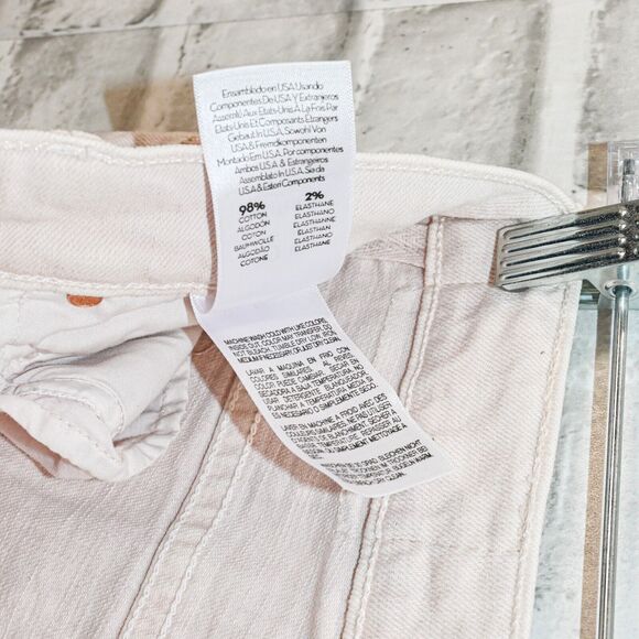 MOTHER Superior Denim High Waisted Rascal Ankle Jeans Soft Pink sz 25 - Picture 10 of 15